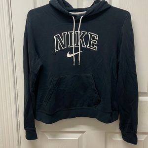 Nike Black Drawstring Hoodie